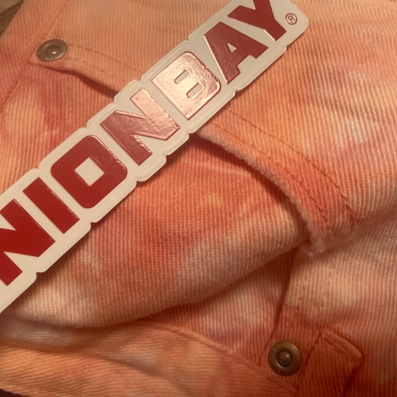 Tie dye Jean shorts NWT - Picture 4 of 4